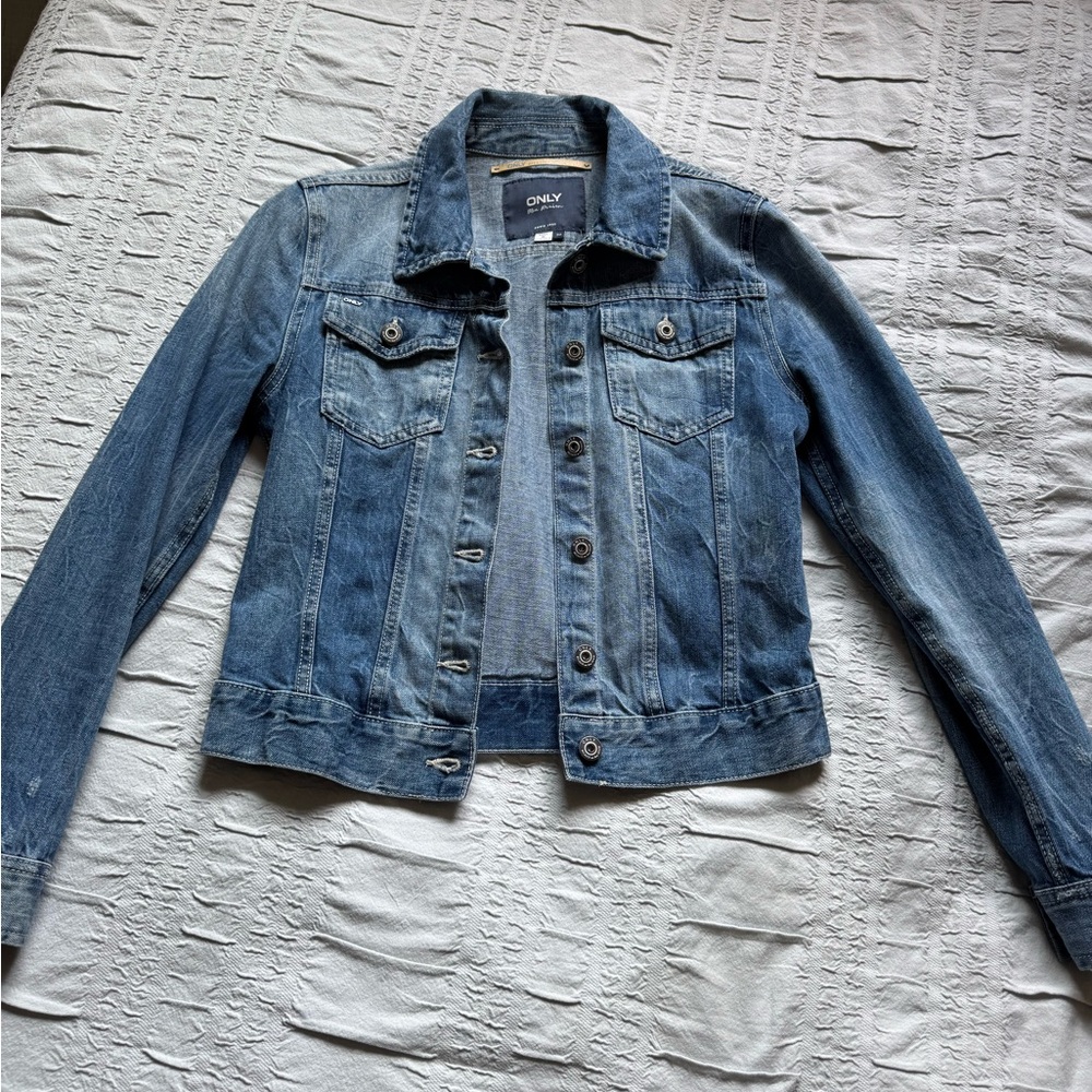 ONLY Women's Classic Blue Jean Jacket